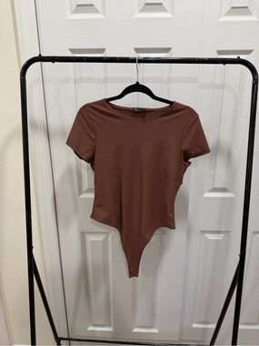 ASOS Brown Short Sleeve Bodysuit